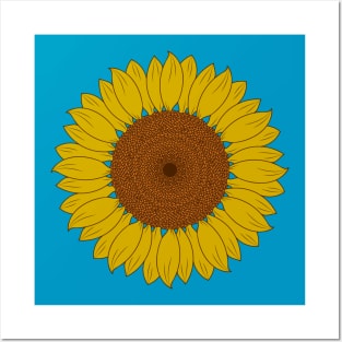 Sunflower Соняшник Posters and Art